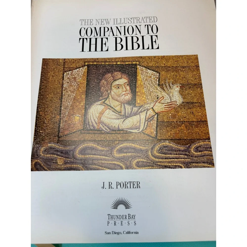 The New Illustrated Companion to the Bible J.R. Porter Gold‎ Art Deco Hardcover